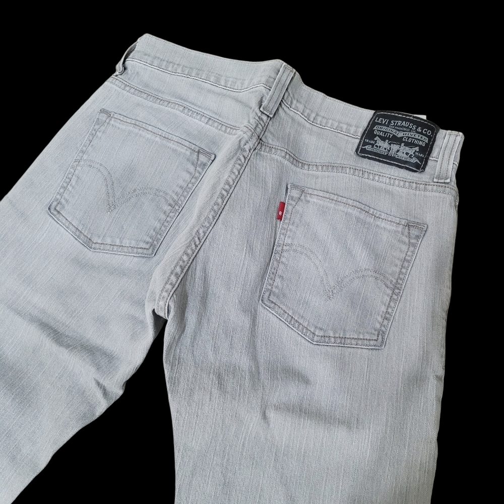 Levi's 511 Skinny Grey Jeans Size: 34x 32 - Picture 6 of 9